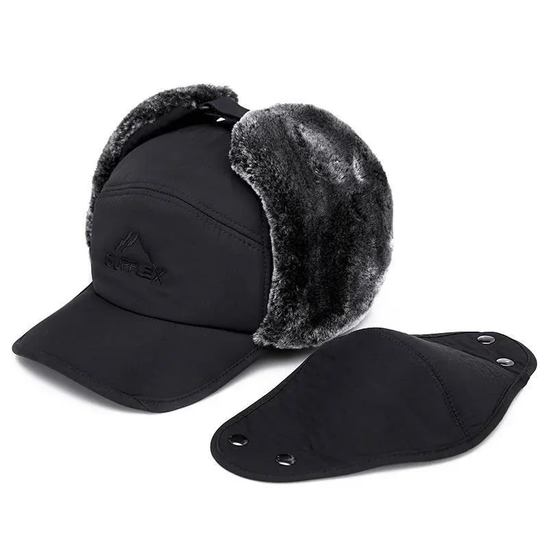 Winter Fisherman Hat Windproof Snow Proof Men Women