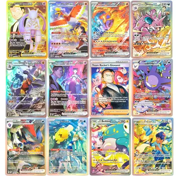Carta TCG in inglese SV10 SV09: Rivali Destinati, Mewtwo di Team Rocket, Garchomp di Cynthia, Ho-Oh di Ethan - Gioco di Carte Collezionabili