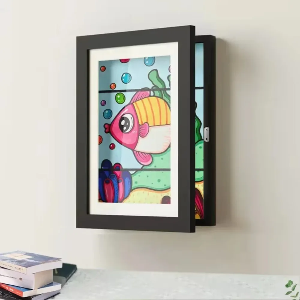 Children Art Frames Magnetic Front Open Changeable Kids Frametory for Poster Photo Drawing Paintings Pictures Display No photos photo frame art frames