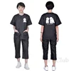 Anti Hair Pet Grooming Work Clothes Long Trousers Cropped Pants Waterproof Shorts  Hair Salon Barber Shop Uniforms 5