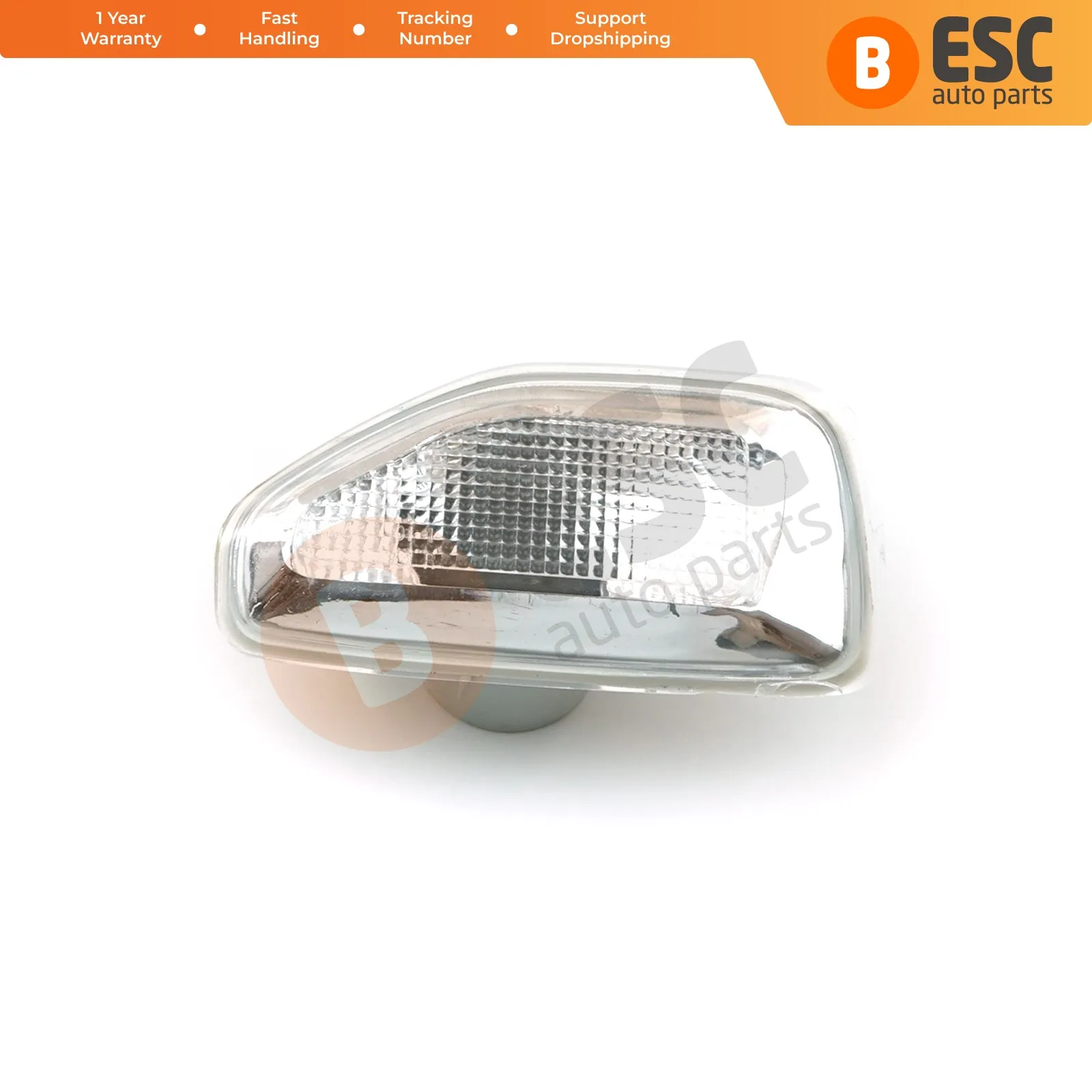 

ESC Auto Parts ESP743 White Side Indicator Repeater Lamp 261601801R Right for Dacia Sandero Logan Fast Shipment Ship From Turkey