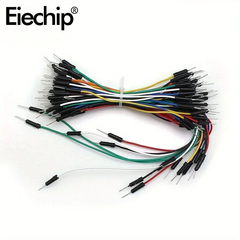 Set Cavi Ponticello Con Clip A Coccodrillo - 10 Maschio E 10 Femmina, Lunghezza 20 Cm, Per Breadboard, Circuiti, Elettronica
