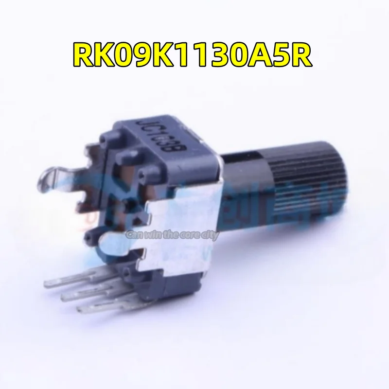 10pcs mono potentiometer rk11k type b1k 5k 10k 50k 100k 200k 4 foot potentiometer volume adjustment b10k b103 shaft length 18mm 10 PCS / LOT ALPS RK09K1130A5R RK09 single-link B10K potentiometer power amplifier tone table volume adjustment knob