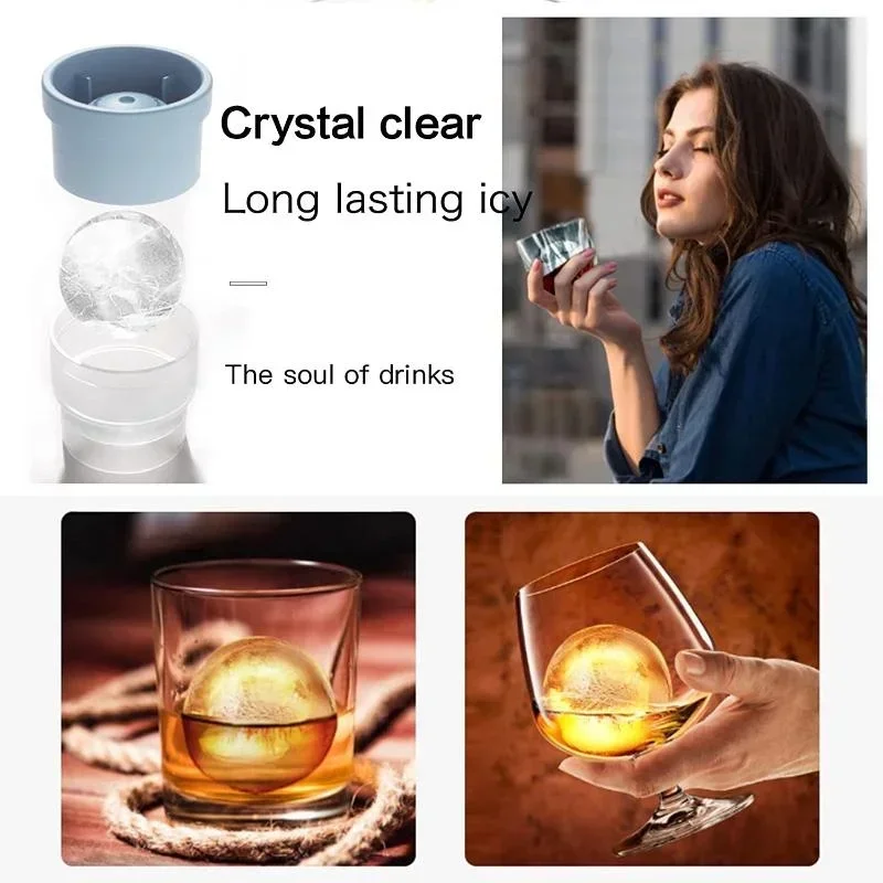 Diy Handmade Molds Ice Hockey Molds for Making Food Grade Whiskey Ice Cubes Cosmetic Containers Popsicle Mold Accessories Tools