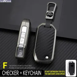 Premium Car Remote Key Case Cover for Kia - Sleek and Durable Fob Holder (Shell with keychain)