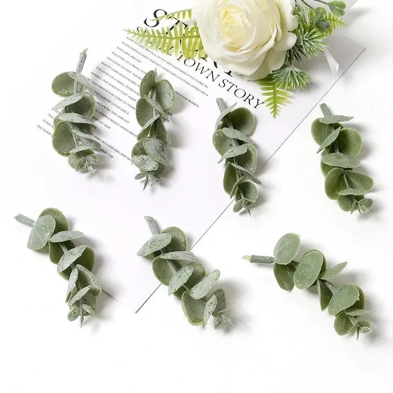 Green Artificial Leaf Garland for Home & Party Decor, DIY Crafts, and Festive Wreaths