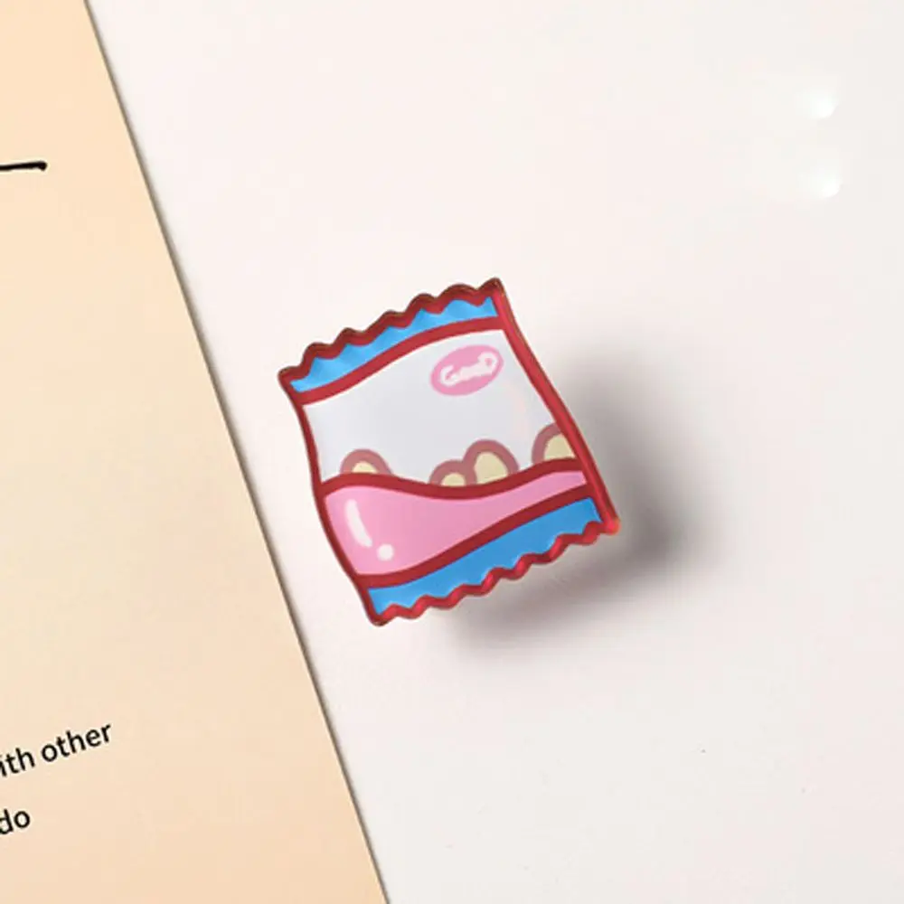Desktop Organizer Set: Cartoon & Transparent Binder and Paper Clips with Snack Sealing Clips