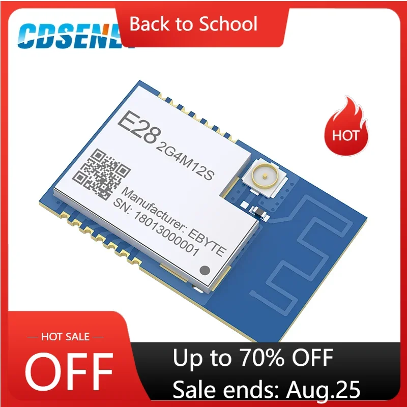 Wireless Module SX1281 LoRa Bluetooth Wireless rf Transceiver 2.4 GHz Module E28-2G4M12S SPI Long Range 2.4ghz BLE rf Transmitter 2.4g Receiver