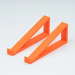 Ergonomic Elevated Keyboard and Monitor Stand with No - Slip Pad Design (Orange)