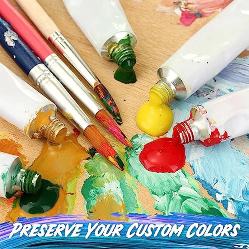 Empty Paint Tubes Aluminum Paint Tubes 20 Ml For Making And Store Remaining Acrylic Oil
