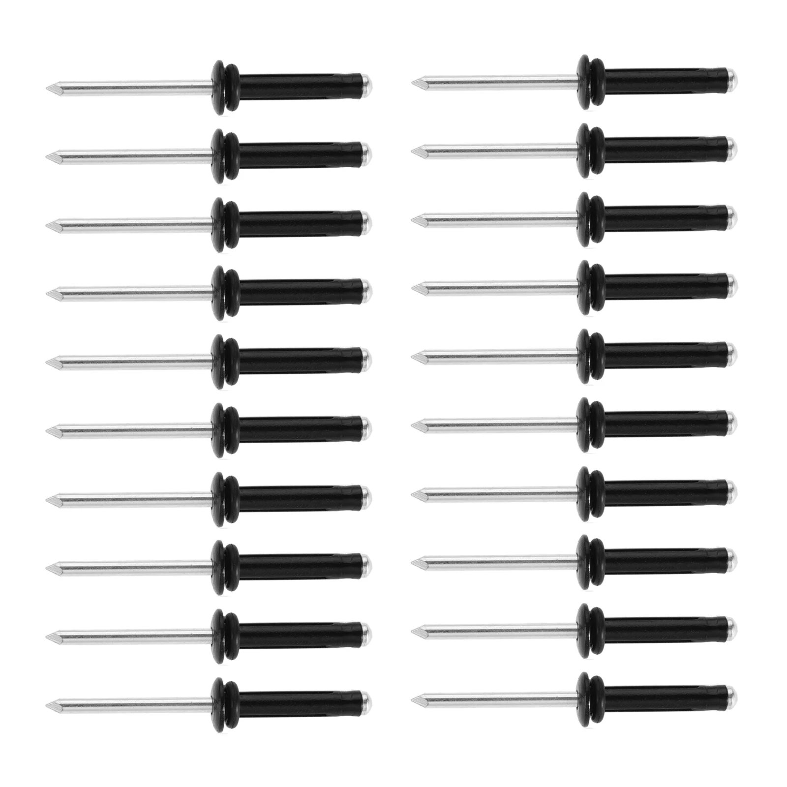 

20Pcs Kayak Pad Eye Deep Water Long Grip Tri-Grip Tri-Fold Bulb Mounting Rivets with Waterproof O-Rings for Kayak Marine Boat