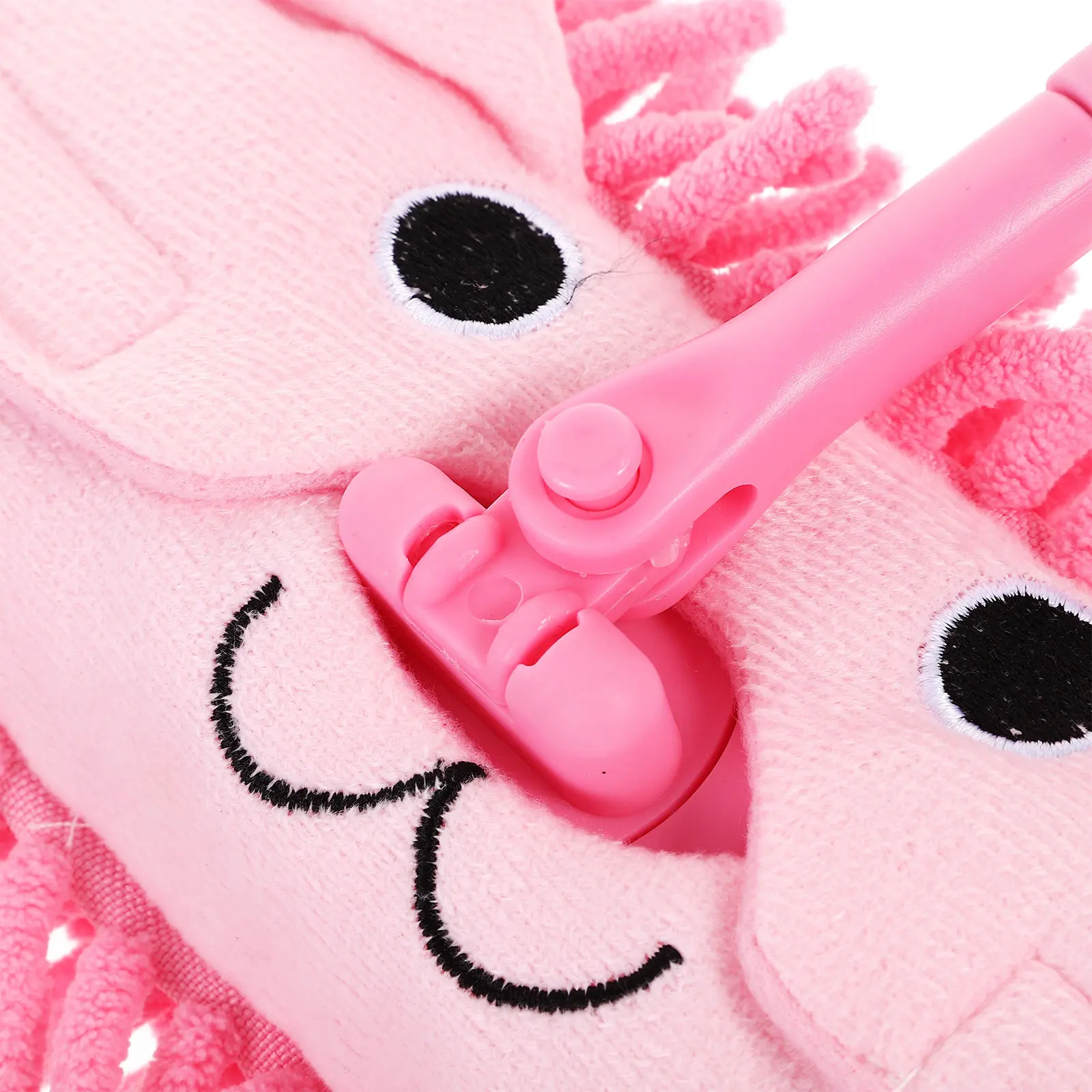 1 세트 어린이 청소 놀이 세트 작은 빗자루 걸레 콤보 휴대용 용 청소 세트 부드러운 버 프리 표면 강한 강모