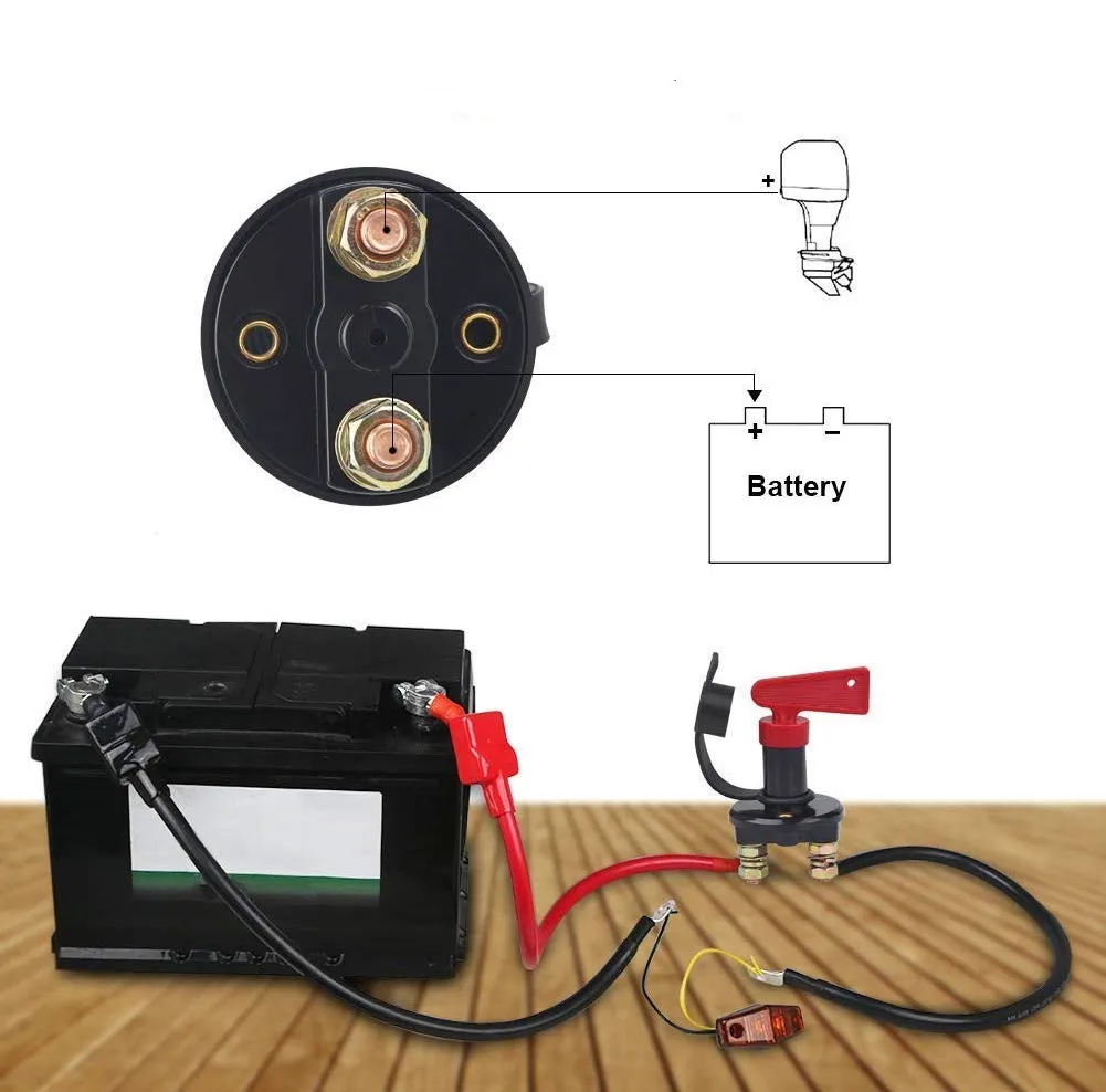 배터리차단기 12V 24V Battery Power Switch Cut Master 티몬