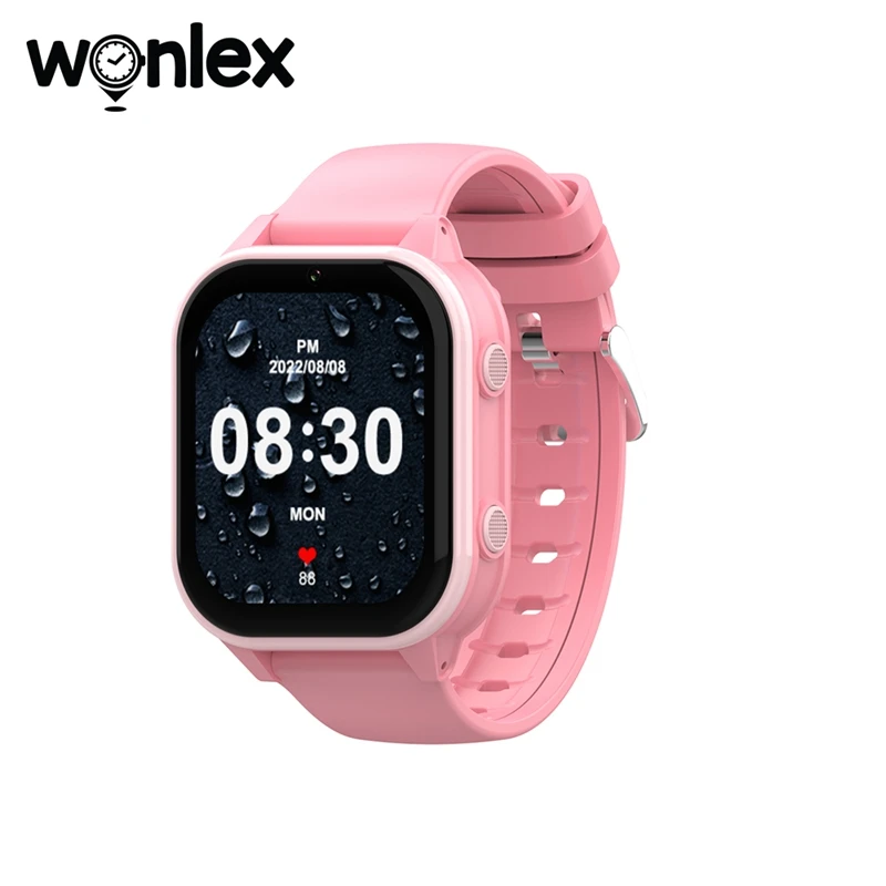 

Wonlex Smart Watch Kids 4G Video Call GPS SOS Anti-Lost Tracker Camera Phone KT19 Baby Sound Monitoring Position Location Trace