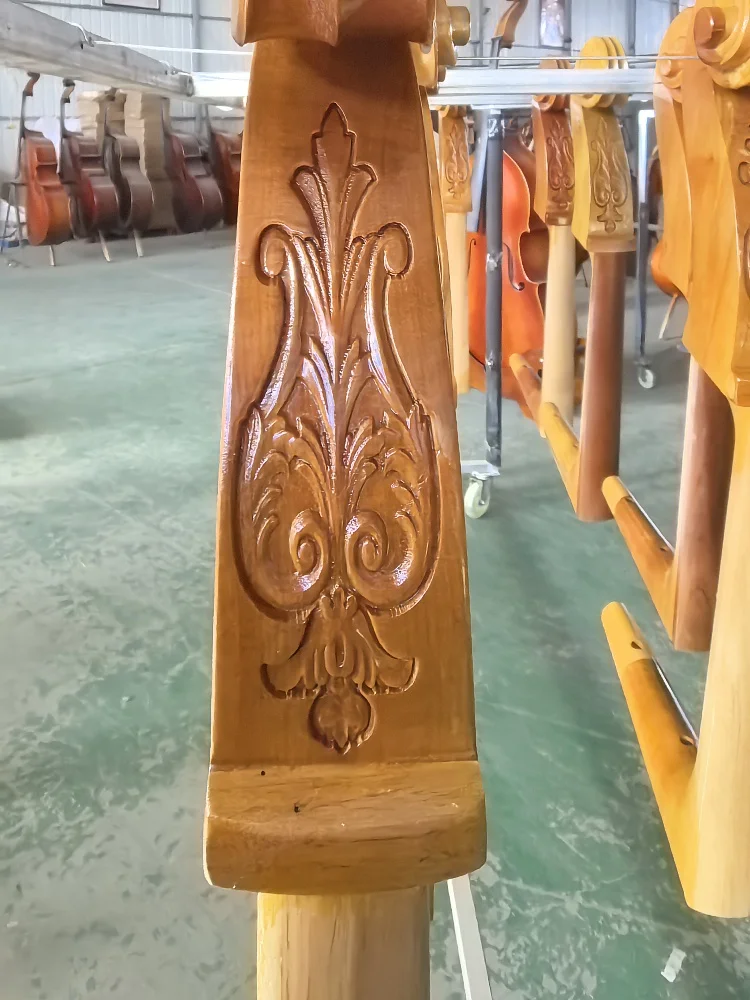 Double bass neck maple, high quality, 4 strings, 3/4, regular double bass neck, 1 piece