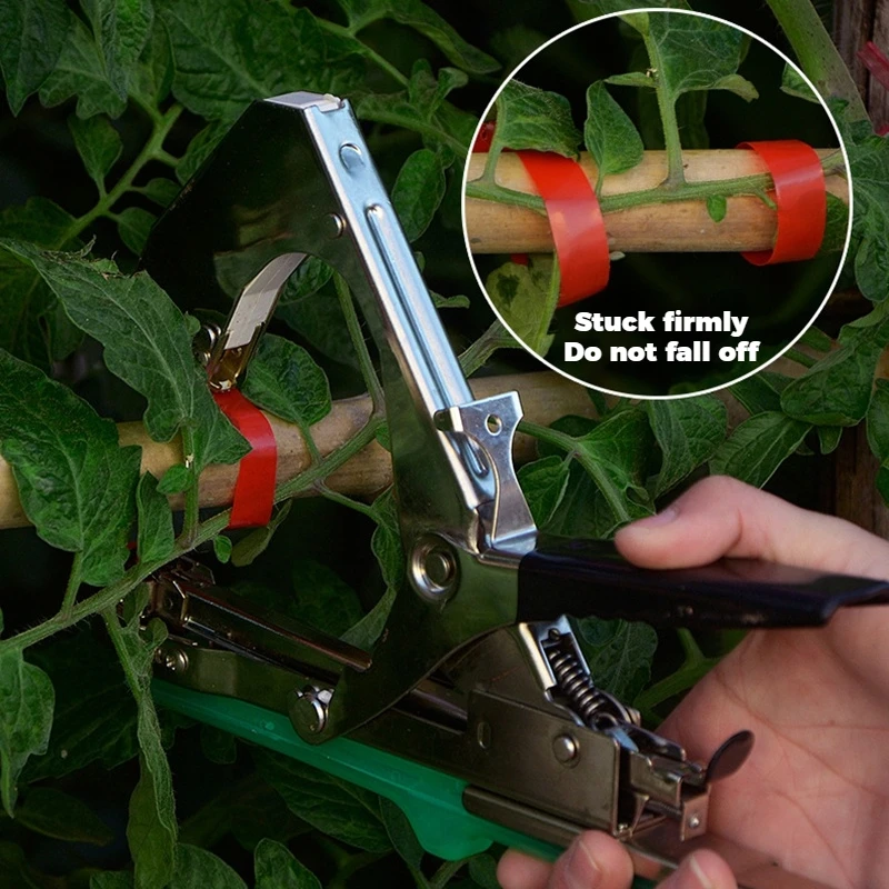 Plant Tying Machine Branch Tying Machine with Tie Tape Device Accessories Vegetable Gardening Tools Gardening Supplies