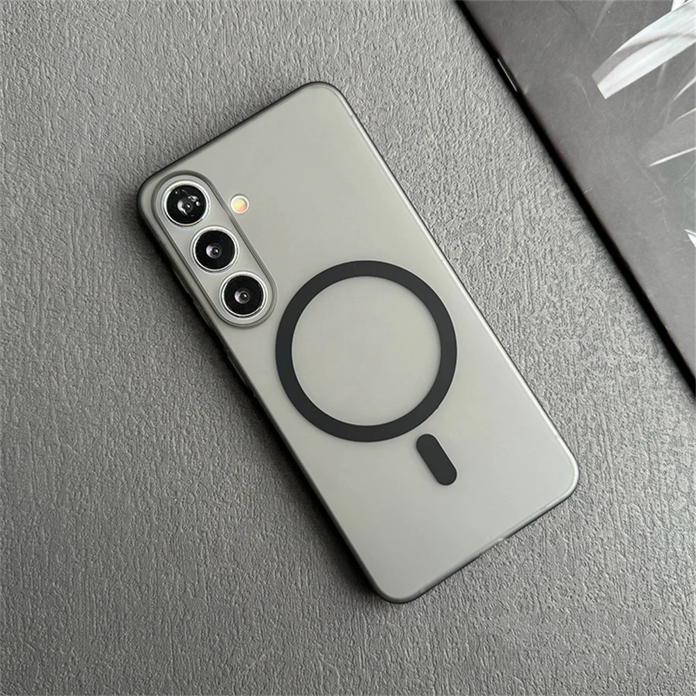 Ultra Thin Matte Translucent Magnetic Wireless Charging Case - 1.0 MM