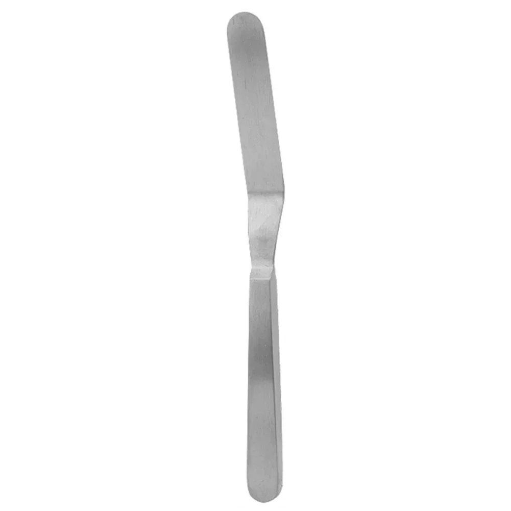 Spatola offset in acciaio inossidabile elegante e pratica per lavori intricati di decorazione di torte a casa o professionalmente