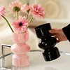 Flower Vase with Elegant Circular Fishbowl Design Glass Vase for Home Decor, Table, Living Room Decoration,Entryway, Shelf Decor 4