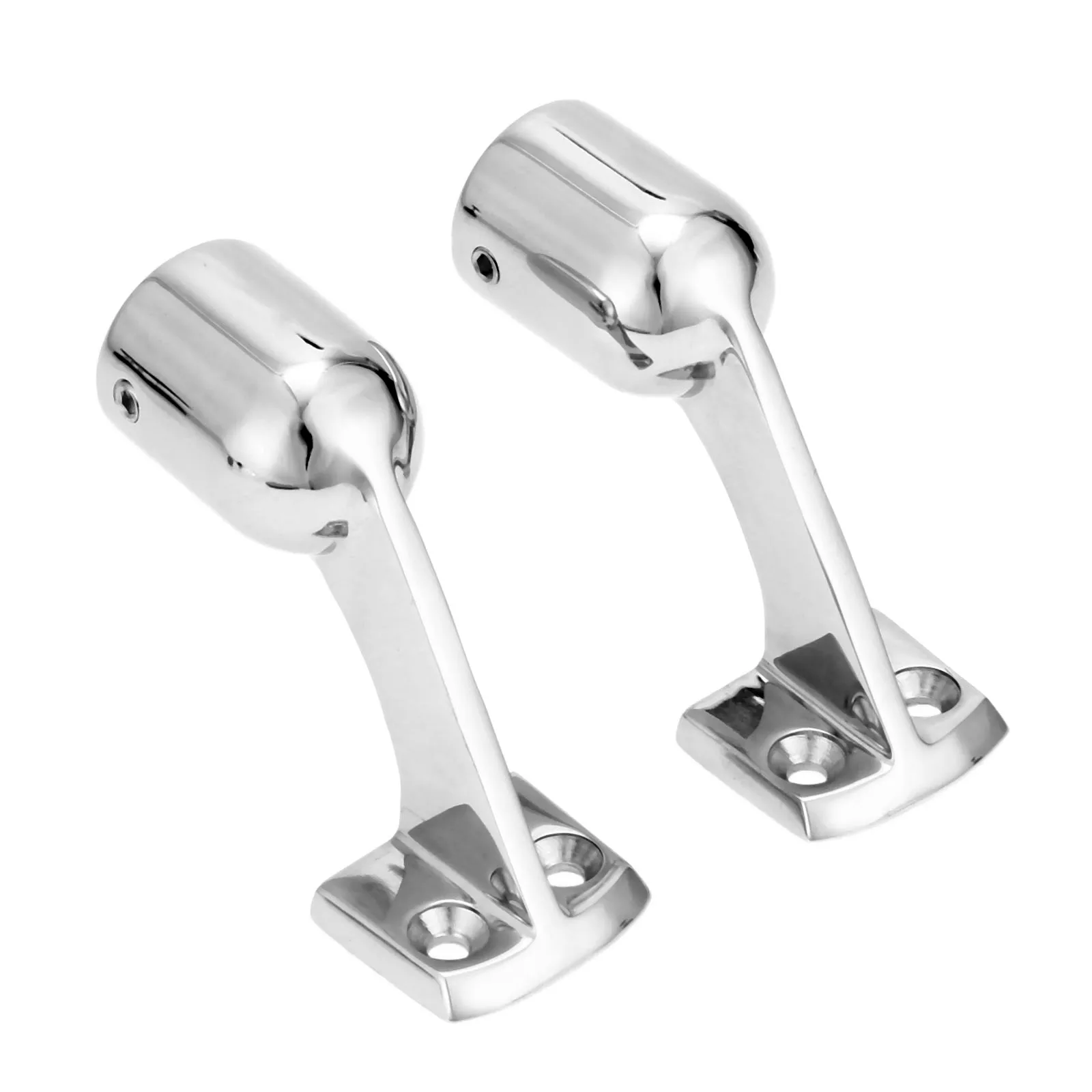 2-Pack 7/8" Handrail End Caps – 316 Stainless Steel Marine Boat Rail Accessories - View #4