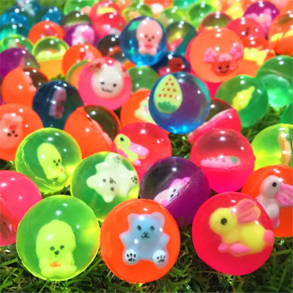 

10PCS 25mm Cloud Bouncy Balls Rubber Strong Resilience Children Toy Rubber Ball Colored Odorless