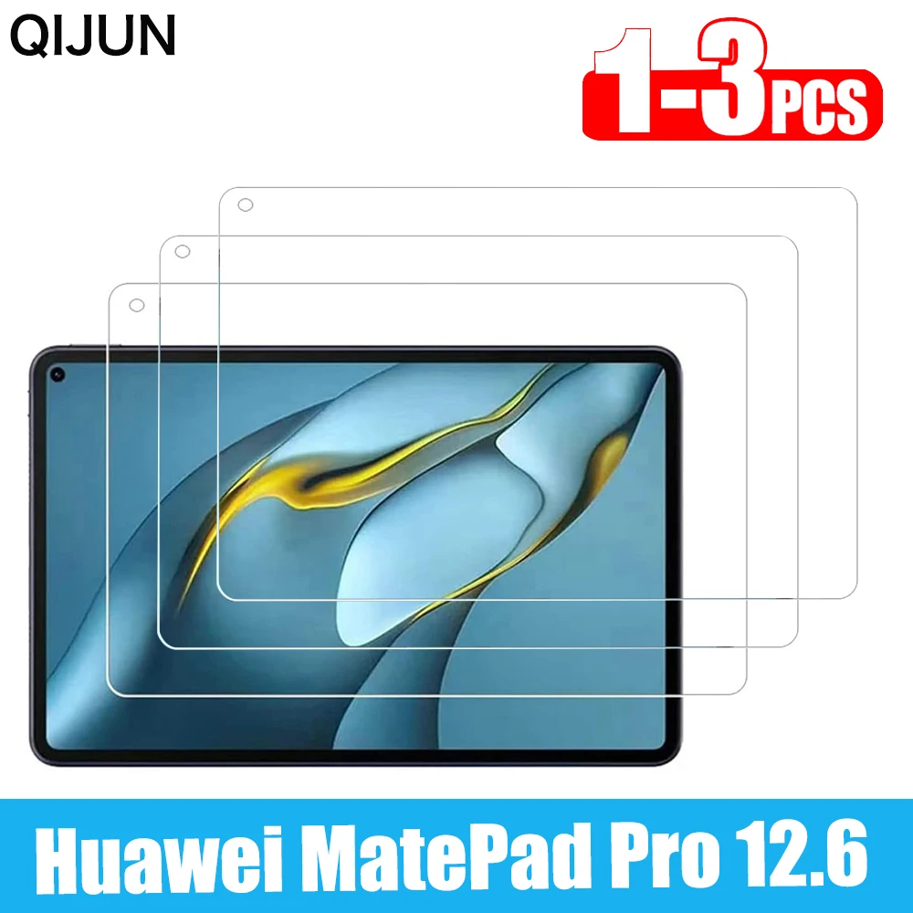 

9H HD-стекло для Huawei Matepad Pro 12,6 2021, закаленное стекло, искусственная кожа, планшет с полным покрытием, защитная пленка для экрана