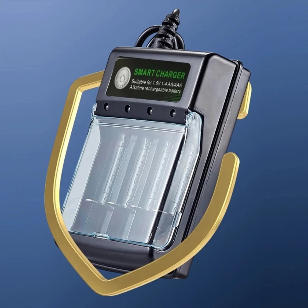 4 Slots Battery Charger Independent Charging Speedy Smart Charger Intelligent Battery Charger for 1.5V AA/AAA Batteries Charger