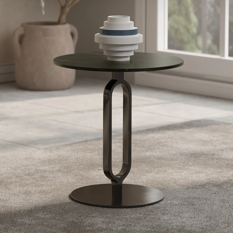 

Modern Luxury Coffee Table Nordic Design Simple Living Room Side Table Round Industrial Nuebles Auxiliares Home Furniture