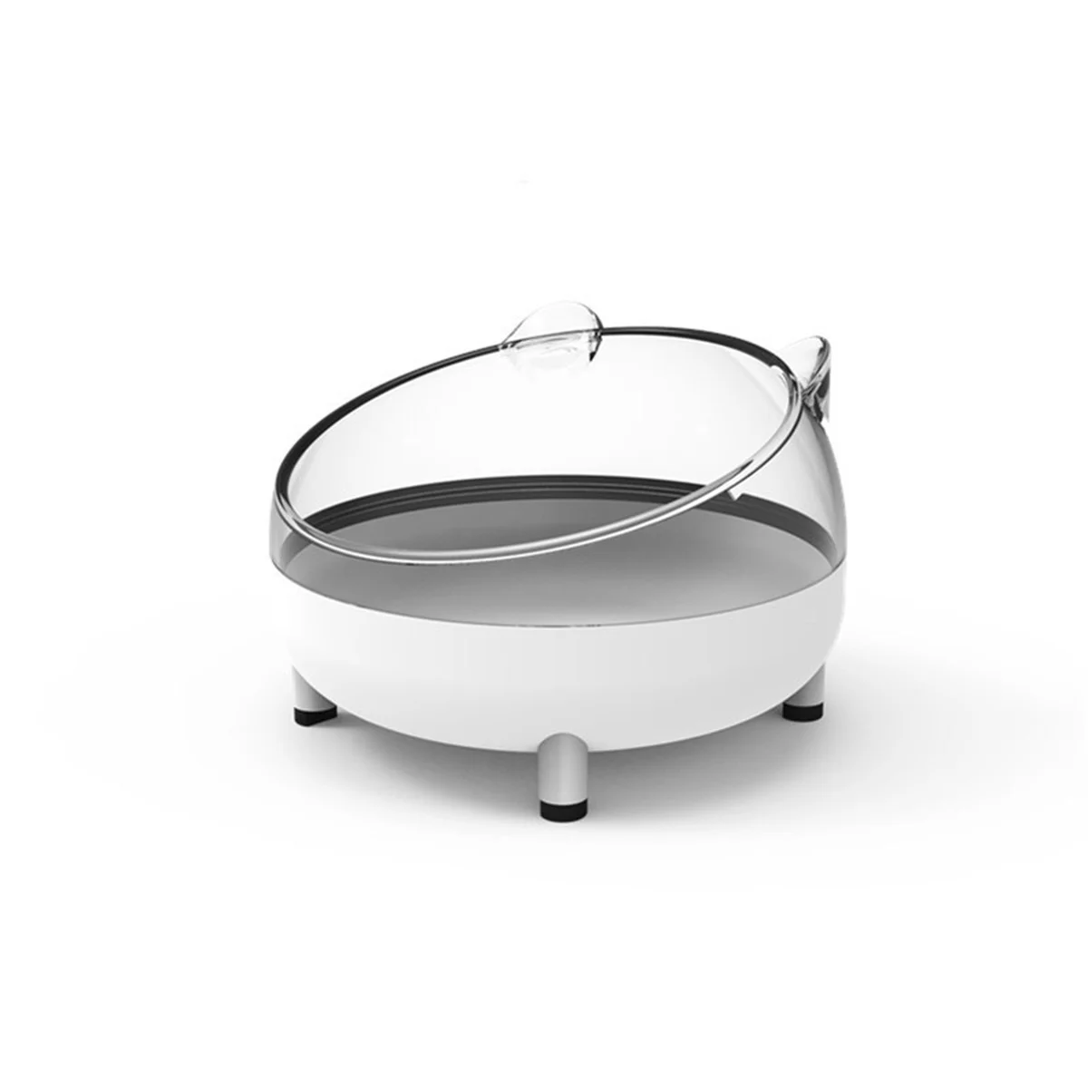 햄스터 욕실 하우스 샌드박스, 완전 투명 소변 모래 대야, 골든 베어 용품, 모래 목욕 용기, 작은 애완 동물 욕실