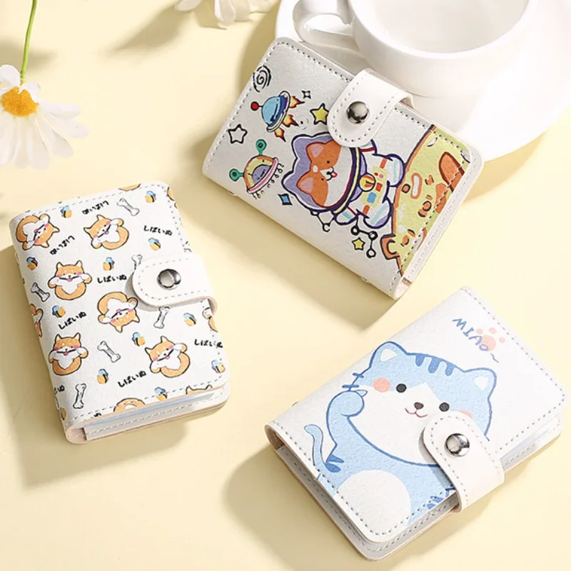 

Cartoon ID Credit Cards Holders Purse Multiple card slots Cards Cover Case Business Card Holder Coin Pouch Wallets Bag Organizer