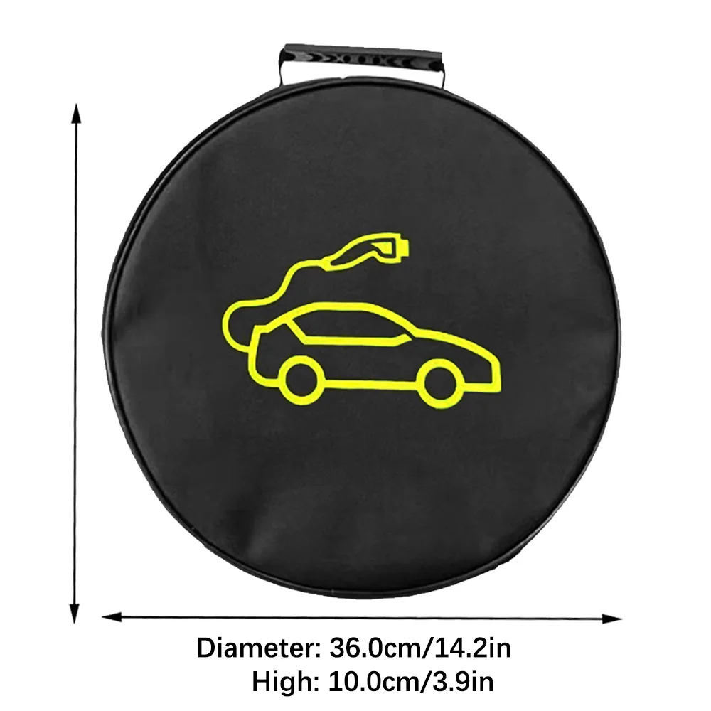 GKFLY EV Carry Bag Fire Retardant Storage Bag For Electric Vehicle Charger Charging Socket Waterproof Charge Equipment Container
