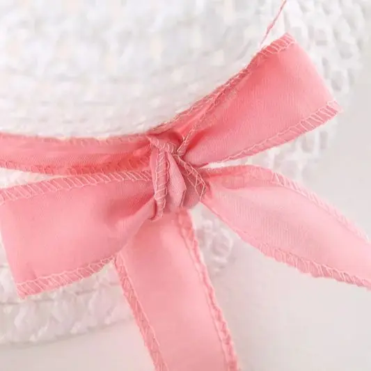 Summer Girls Sling Dress Sweet Strawberry Big Bow Cotton Cloth Skirt Comes with Hat Suitable 0-3 Year Old Babies girls dress
