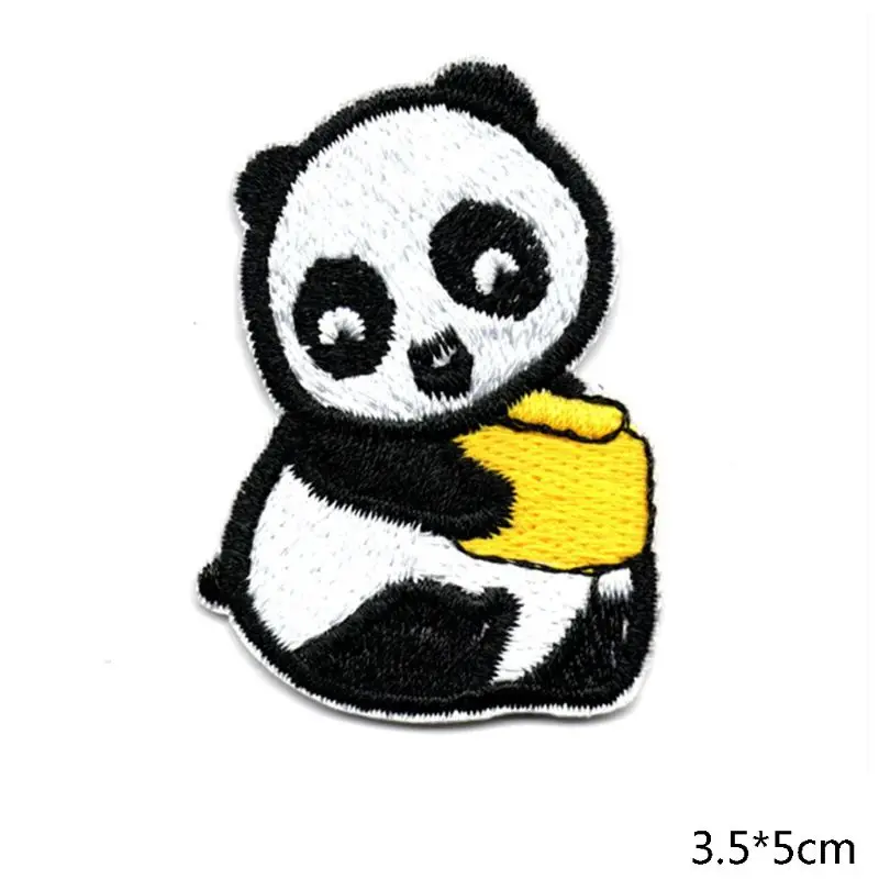 

14 Pieces Panda Patch DIY Embroidered Patches Applique Patches for Clothing Fabric Jackets Jeans Clothing Repair Decor