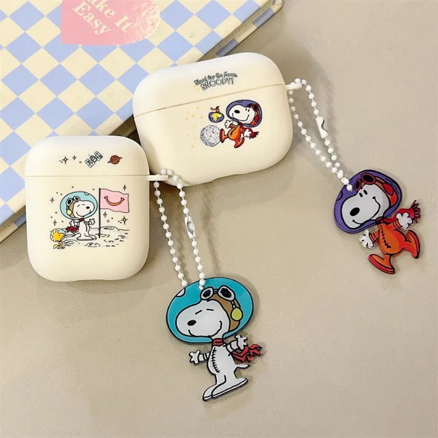 Kawaii snoopy Kopfhörer hülle für Airpods 1/2 3 Pro 2 Cartoon niedlichen  Silikon weichen drahtlosen Bluetooth-Kopfhörer Schutzhülle - AliExpress