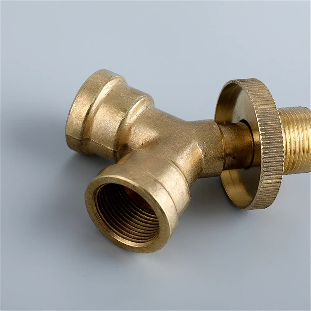 Cylinder One Outlet Two Interface Conversion Full Copper Joint Three-way Valve Low Pressure High Pressure Relief Valve
