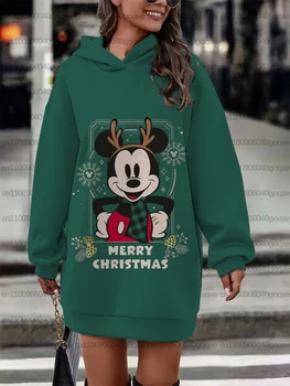 Ropa Disney Mujer Mickey Minnie Navidad: Vestidos y Sudaderas con Capucha Invierno
