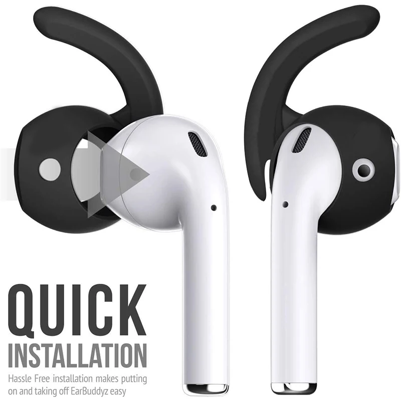 New AirPods 3 2 1 EarHooks Holders Silicone Covers For Iphone Earpods Sport Cover Earpads Earphone In Ear hook Accessories