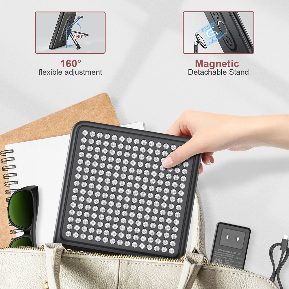 Red Light Therapy Panel Home Use Device LED Light Therapy Lamp for Anti-Aging Pain Relief Facial anti-inflammatory Skin Care