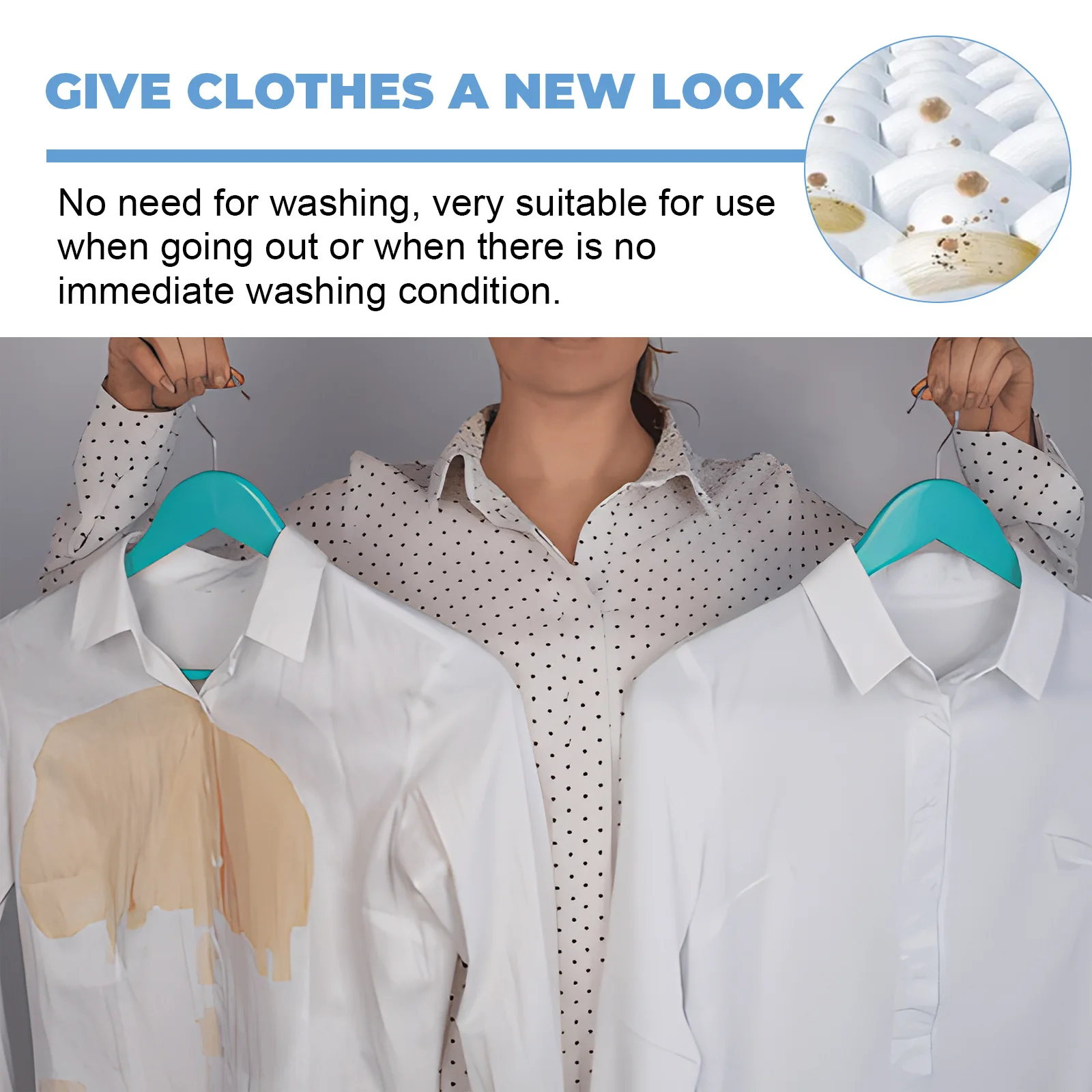 Cloth Stain Cleaner Laundry Dry Washing Coffee Stain Remover Jacket Yellow Spot Clothes Oil Cleaner Cloth Cleaning Agent
