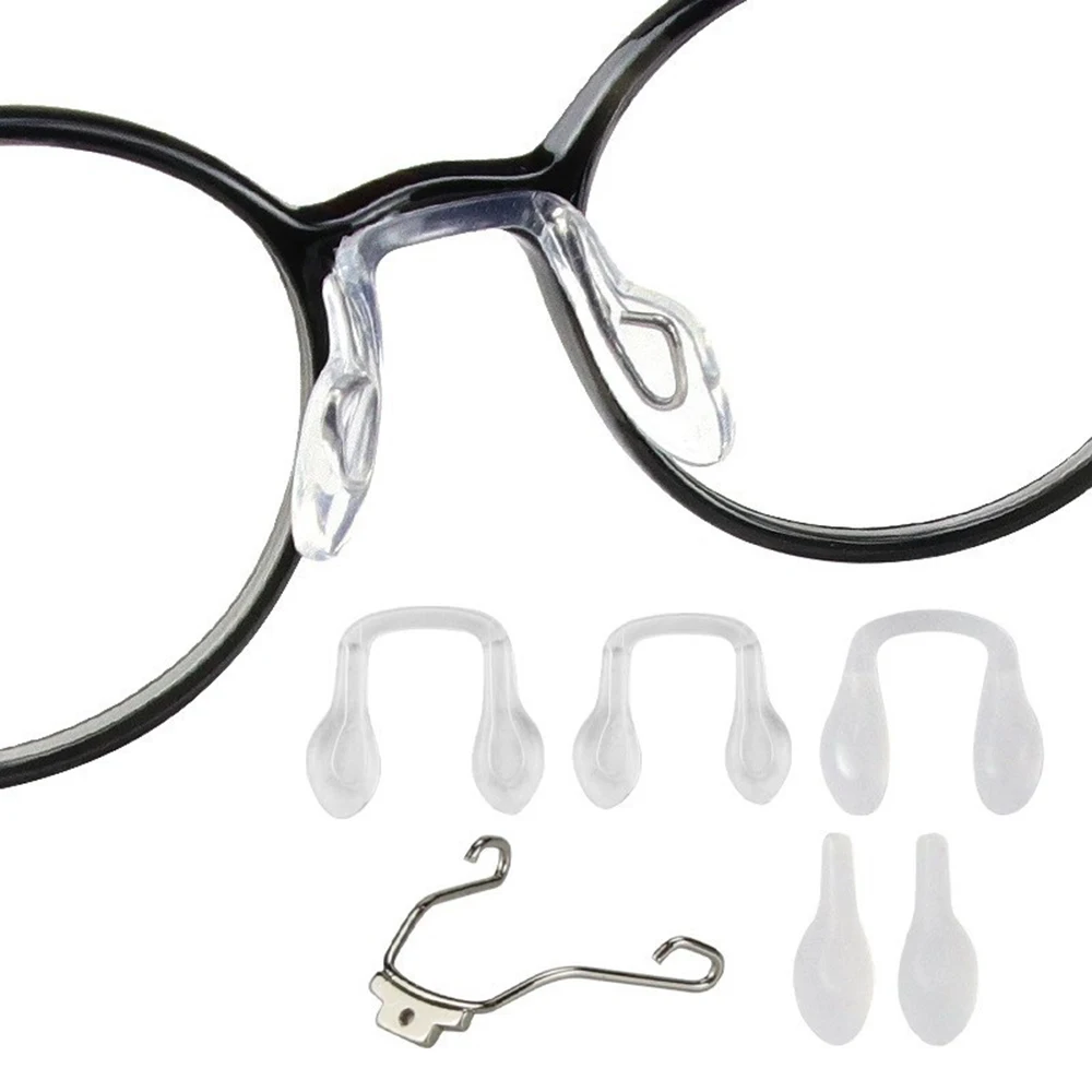 10pcs Silicone U Shape Nose Pad Arm Eyeglasses Anti Slip Accesssory 2