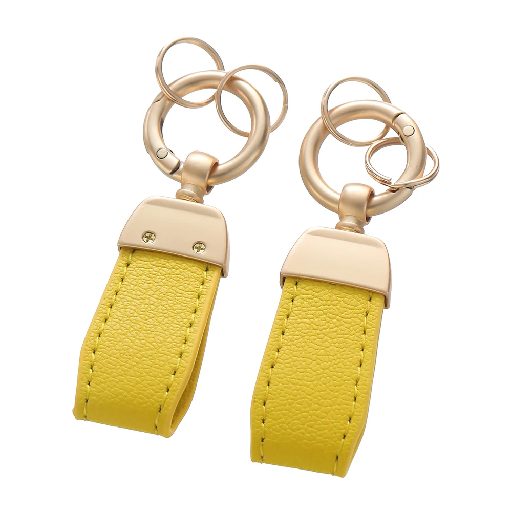 Portachiavi In Pelle 'Lieblingsmensch' Con Incisione Oro, Idea Regalo, 12 Cm