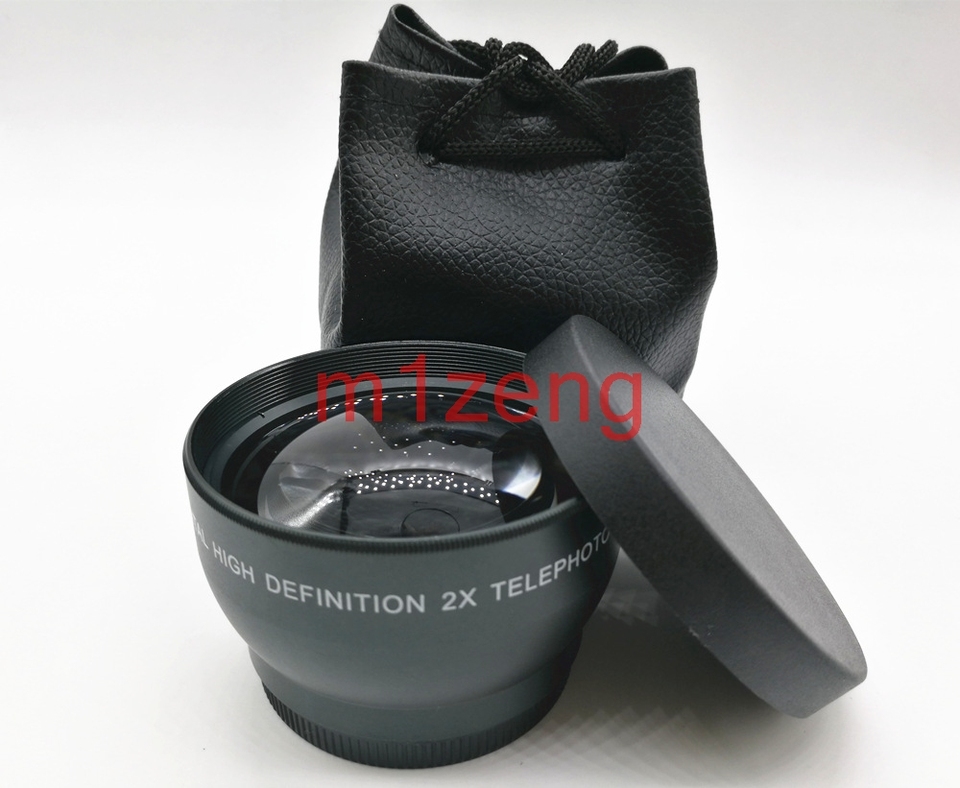 2.0x TELE Telephoto LENS Magnification for 37 49 52 55 58 mm canon nikon pentax sony fuji olympus DSLR/SLR Digital Camera