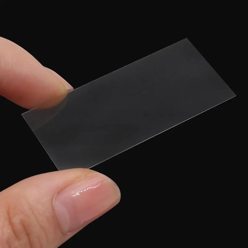 100 Pieces Microscope Cover Glass 24x50mm Non-fogging Blank Glass Slides 0.13-0.17mm Thickness with Box for Blood Cell Counting microscope glass slides