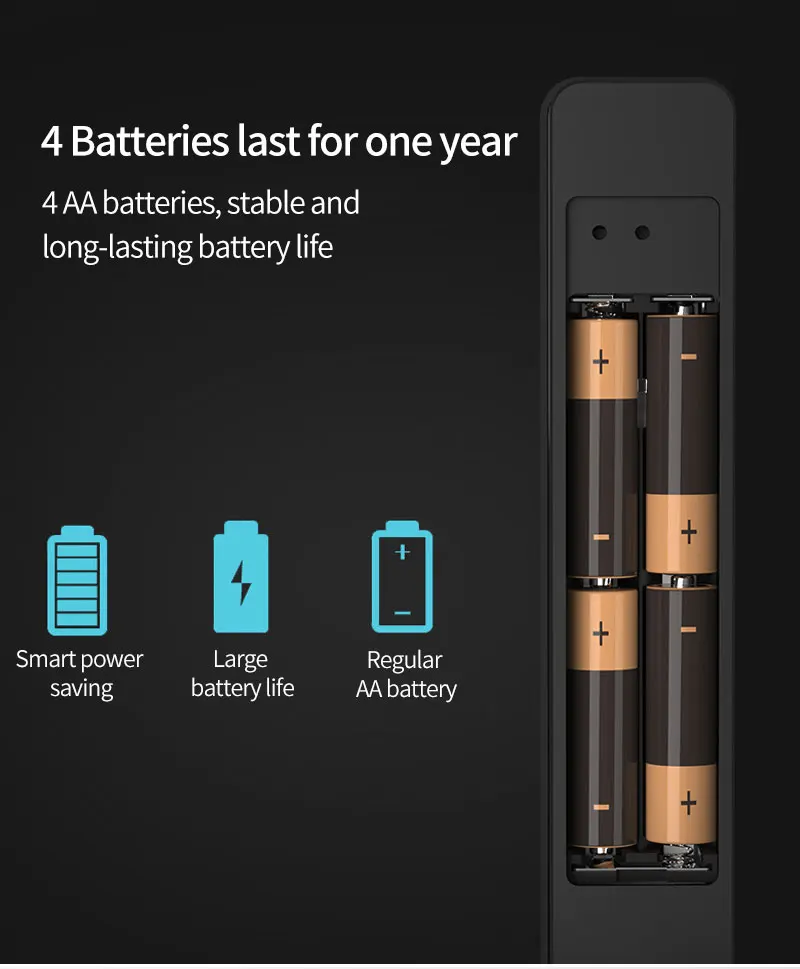 Waterproof Sliding Door Smart Lock TTLock App Fingerprint Digital Code RFID Card