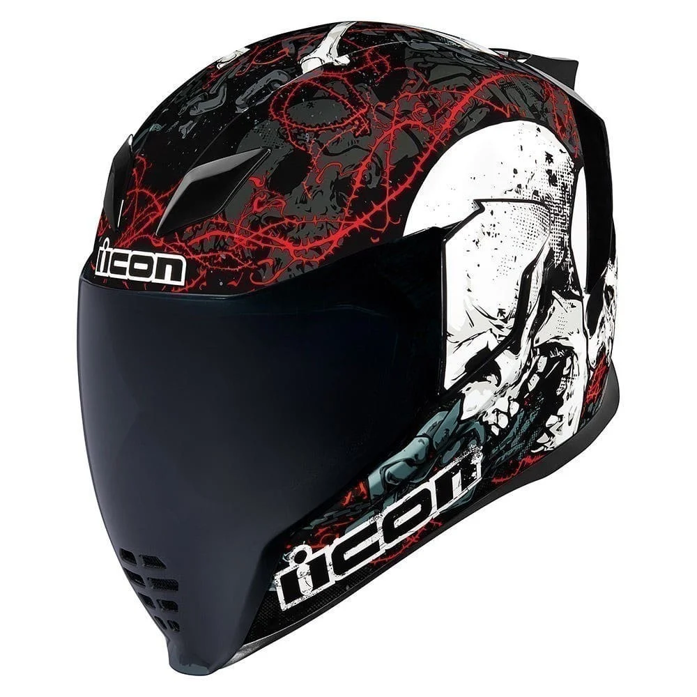 Casco icon Airflite para motocicleta, equipo motor, piezas de repuesto para motozapchasti -