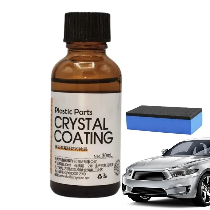 

Auto Trim Restorer 30ml Coating & User Friendly Car Restoring Liquid Protective Car Restoring Liquid Refreshing Trim Shine
