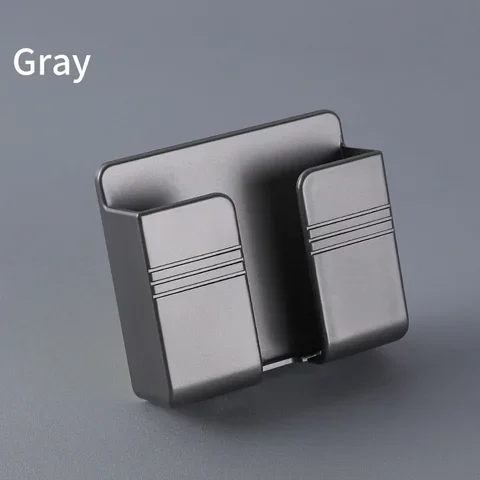 

Wall Mounte racks Air Conditioner TV Remote Control Storage Box Mobile Phone Plug Wall Holder Rack USB Charging Holder Organizer