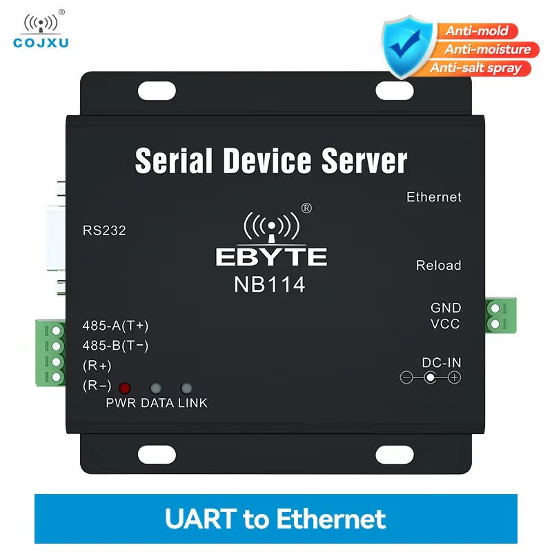 UART-이더넷 직렬 서버 RS485 RS422 RS232 RJ45 MQTT HTTP TCP RTU UDP PLC Cojxu NB..