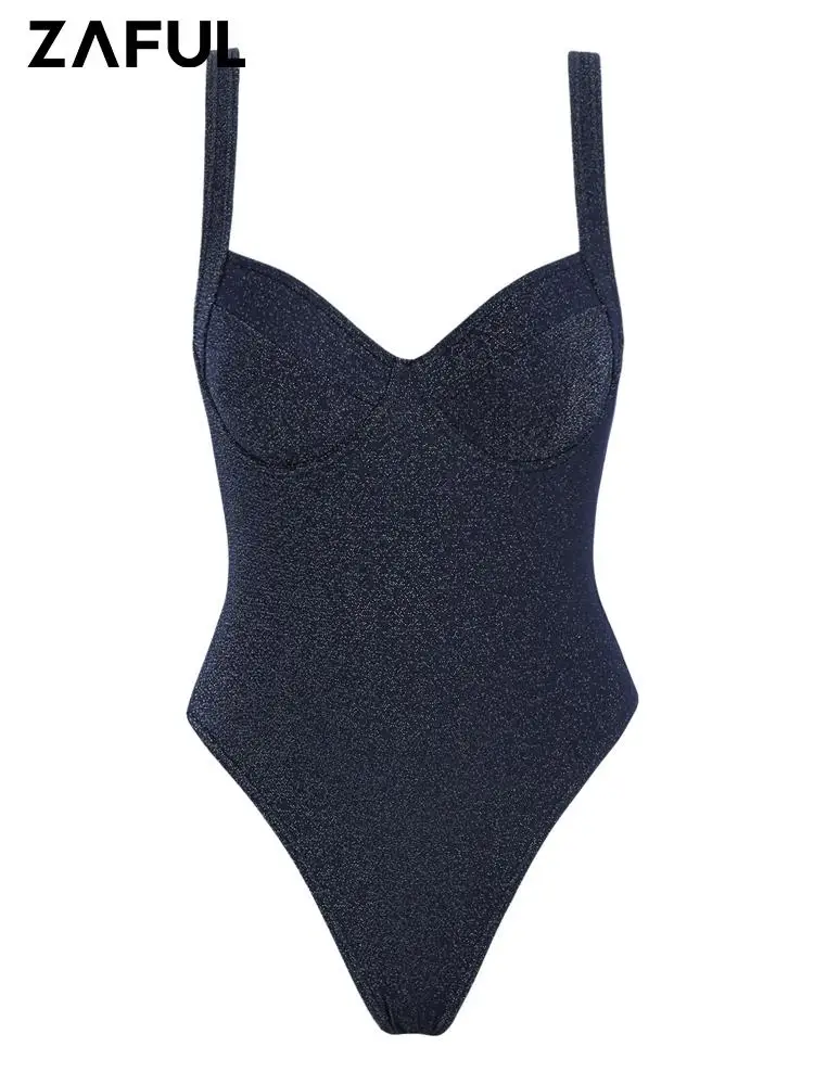 ZAFULOnePieceSwimsuitsForWomenSexyBacklessUnderwirePushUp