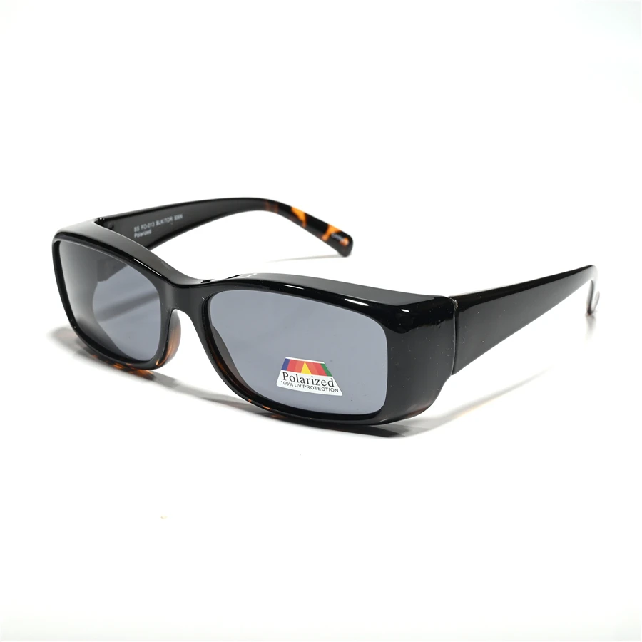 

Evove Men Women Driving Goggles Safety Sunglasses Polarized Male Clip on Glasses Frame Fit Over Spectacles Anti Reflection